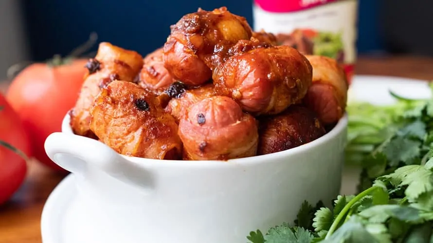 Botana de Salchichas con Chipotle