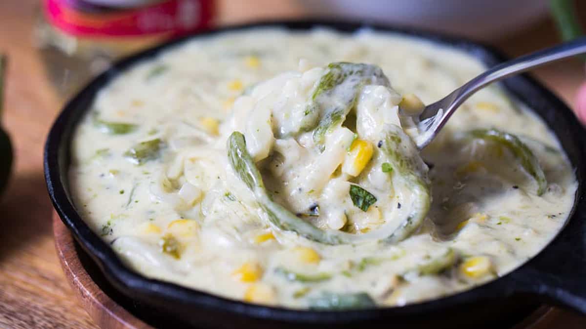 Rajas con Queso