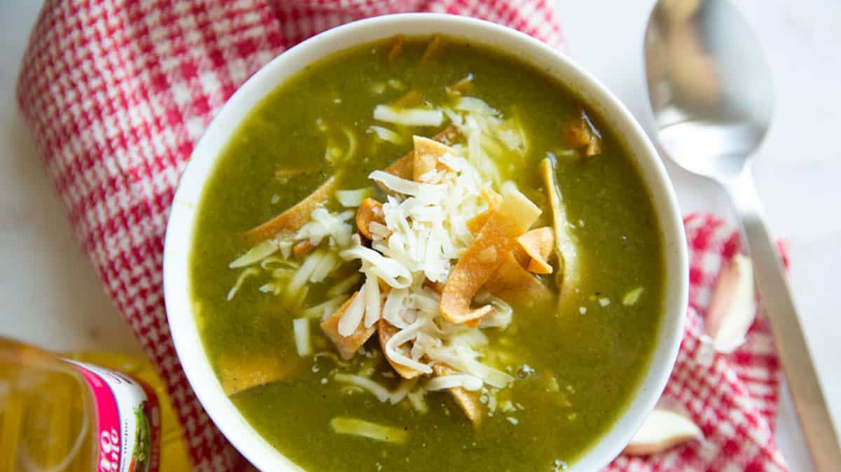 Sopa de Chile Poblano